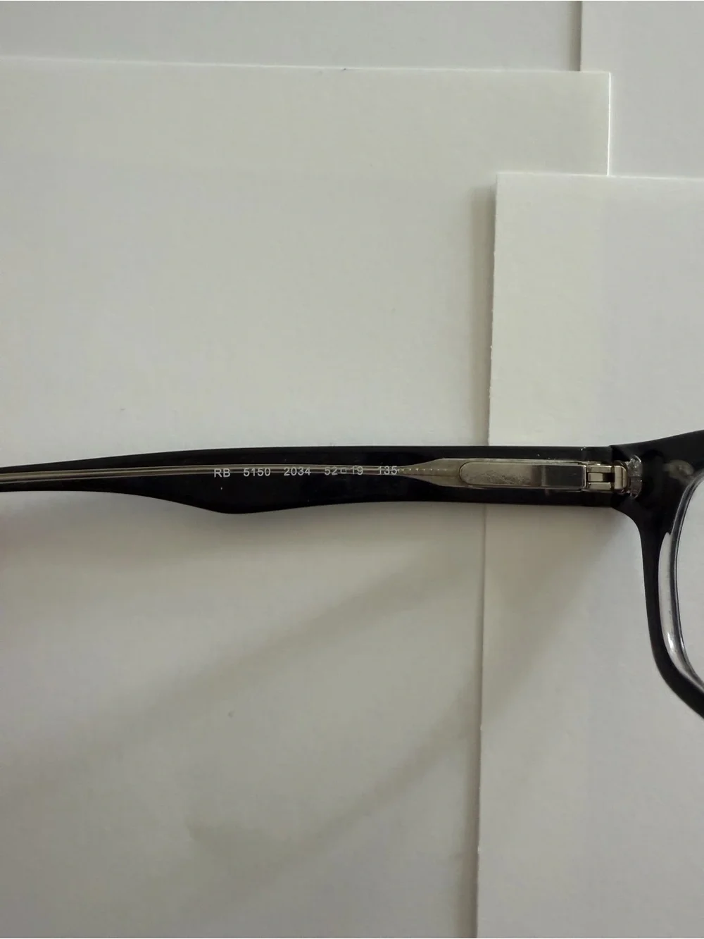 Ray-Ban RB 5150 2034 Black / Clear Glasses Frames + Case